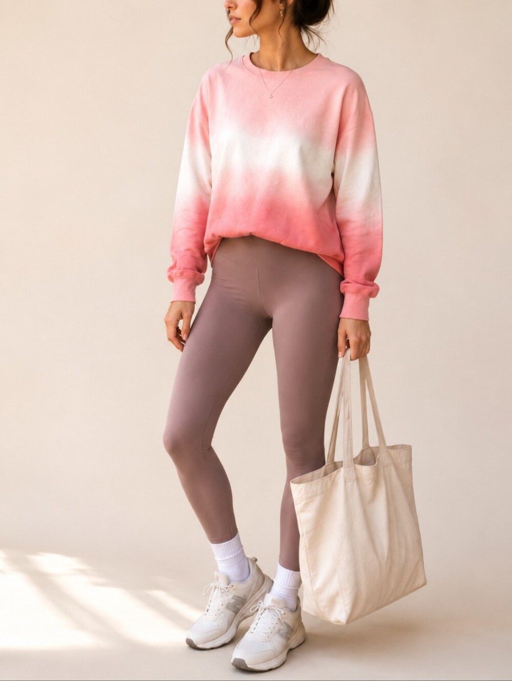 All in Motion Ombre Pocket Knit Top